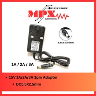 DC15V 1A/2A/3A 3PIN ADAPTER