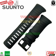 TALI JAM TANGAN RUBBER SUUNTO CORE ORIGINAL OEM BLACK. jos