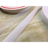 Black/White Baby Velcro Felt 2.5cm/Feet (No Adhesive/Made In Taiwan) Retail