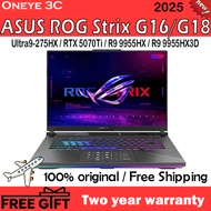 2025 ASUS ROG Strix G16/G18 R9-9955HX3D/9955HX Ultra9-275HX RTX5070Ti 2.5K Gaming Laptop枪神9 魔霸新锐