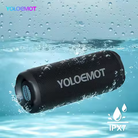 YOLOEMOT T300 Bluetooth Speakers 40W Enhanced Bass Portable Outdoor Wireless Speaker 12Hrs IPX7 Wate
