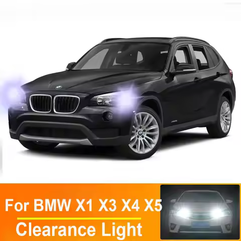 2Pcs T10 W5W Car LED Bulbs Parking Lamp For BMW X1 E84 F48 X3 E83 X4 F26 X5 E53 2000-2022 Front Side