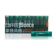 COFFEE @Once Coffee Concentrate 20 Tubes Value Pack | Latte / Americano | Instant Iced Coffee
