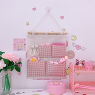 (Pimenova) pink hanging storage rack hanging cloth rack hanging storage rack