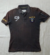 Polo shirt pria Alpha Industries size tag L fit M, original