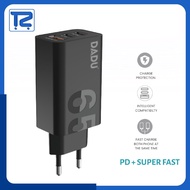 3 Port USB+Type-C PD 65W 20W Super Fast Adapter DICE Adapter Head + DC-333-A Travel Cable