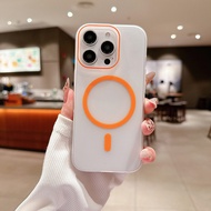 🔥พร้อมส่ง🔥เคสโทรศัพท์ชาร์จไร้สายแบบแม่เหล็ก Samsung S22 Ultra S23 FE S25 S24 Ultra S23Ultra S21 FE S