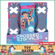 [sgstock] CROSSED SIGNALS Electronic Game With Pair Of Talking Light Wands, Play Solo Or With Up To 