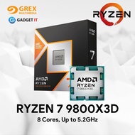 AMD RYZEN 7 9800X3D (BOX) GAMING CPU PROCESSOR AM5 | UP TO 5.2GHz | 8 CORES 16 THREADS | GREX MULTIM