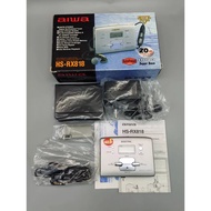 Aiwa RX818 Cassette Walkman, Japan-Made High-End 3-in-1 Player/Recorder/Radio, Auto Radio + S-BASS H