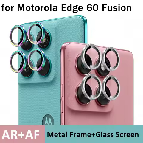 for Motorola Edge 60 Fusion Case Camera Protector 9H Tempered Glass Camera Cover Moto Edge60Fusion 6