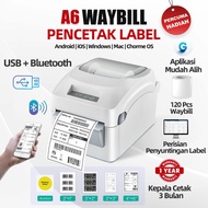 Thermal Printer Bluetooth Waybill Barcode Shipping Bluetooth A6 Printer AWB Air Waybill Sticker