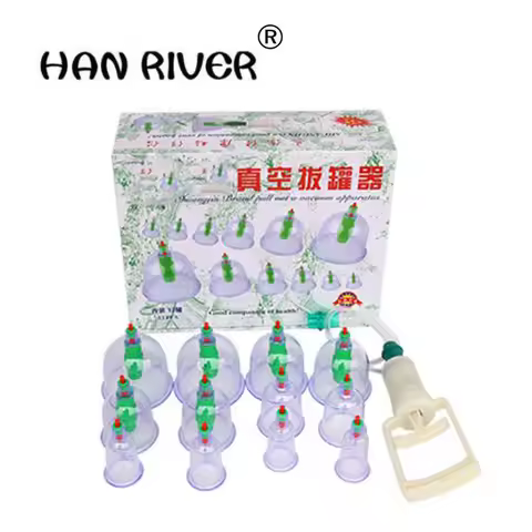 12 unids/set empty doctor masajeador acupuncture Hijama catacion magnetic body massage therapy for h