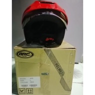 100% ORIGINAL✔READY STOCK HELMET ARC AF6 + VISOR RAINBOW FREE.. FREE SHIPPING