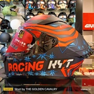 KYT R2R PRO FERNANDEZ 2022 REPLICA MATT BLACK RED ECE22.06 HELMET