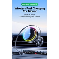 FEICHAO For iPhone 17 16 15 Series Magnetic Mobile Phone Charger 15W Fast Charging With 70cm Retract