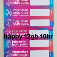 voucher tri happy 12gb 10hr