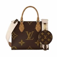 全新LV手挽袋小號 M46373 啡色 Monogram Reverse塗層帆布 OnTheGo PM