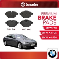 BREMBO Rear Brake Pads (1 set) For BMW F10 520, 523,528,520d,525d, BMW X3 F25, BMW X4 F26
