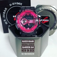 Original Casio G-Shock GA-400SK-1A4 Grey Skeleton Pink (NEW)