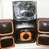 DENN Speaker D-8480  New set Woofer speaker Can play USB/SD Card Can connect to PC/DVD