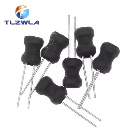 100PCS 0608 6*8mm I-shape Power Inductor Inductance Copper Coil 1MH 68uh 100uh 150UH 220 330 470 uH 