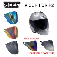 ACES R2 R2+ Premium Visor Cermin Topi Keledar
