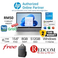 HP 15-FD0386TU / 15-FD0387TU / 15-FD0388TU ( I5-1334U, 8GB, 512GB SSD, Intel, W11, HS )