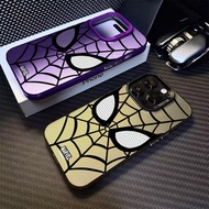 Spider Man Mask Pattern Phone Case Compatible for IPhone 13 15 12 11 14 Pro Max XR X XS MAX 15Plus Hard Silicone Anti Drop Large Hole Phone Case