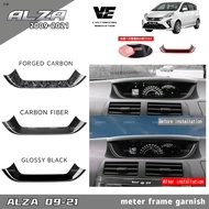 Vemart Perodua alza old 2013-2021 carbon fiber meter cover frame accessories