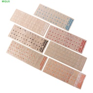 MIQUS Keyboard Letter Sticker Notebook For PC English Transparent Hebrew Dust Protection Language Al