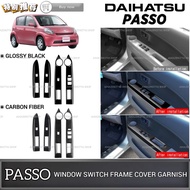 AMAZING DAIHATSU TOYOTA PASSO CAR POWER WINDOW SWITCH PANEL FRAME COVER GARNISH WINDOW CONTROL PANEL COVER ACCESSORIES