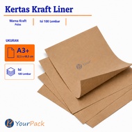 Kraft Liner Paper A3+ 32.5 x 48.5 cm 150 Gsm Brown 100 SheetsPOLOS