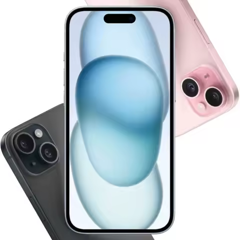Original iPhone 15 Dual eSIM Phone 6.1" Genuine Super Retina XDR OLED 128/256GB ROM 6GB RAM Face ID 