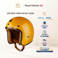 [FULL COLOR] Royal M20C 3/4 Helmet, Fashionable Vintage Style Helmet