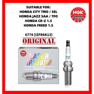 ORIGINAL NGK LASER IRIDIUM SPARK PLUG 6774 [IZFR6K13] HONDA CITY TMO,SEL / JAZZ TFO,SAA / CRZ / FREE
