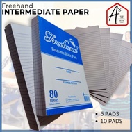 A's INTERMEDIATE PAPER (5pads /10pads Bundle ) - GRADE 5&6 Intermediate Writing Pad 5/10BUNDLE