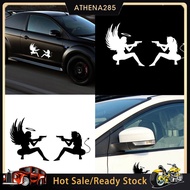 Athena_Sexy Devil Angel Car Styling Decorative Stickers Reflective Auto Windows Decals