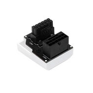 【AiBi Home】-ATX3.0 12VHPWR 12+4 16Pin PCIe5.0 450W Power Supply Cable Adapter 180 Degree Connectors for RTX 4090 4080 4070