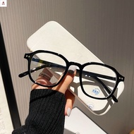 Reading Glasses Small Frame Glasses Female Reading Glasses Female Ultra-Light ins Style Retro Black 