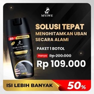 Myiwe Hair Coloring Shampo Solusi tepat untuk rambut Beruban shampo uban shampo penutup uban shampo 