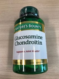 美國Nature‘s Bounty, 葡萄糖胺軟骨素複合物，110膠囊