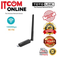 TOTOLINK WIFI 6 DUALBAND AX1800 USB ADAPTER (X6100UA)
