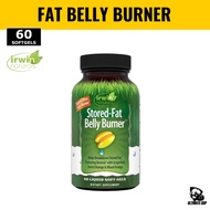 Irwin Naturals, Stored Fat Belly Burner,  Burner and Weight Loss Supplement, Boost Energy, 60 softge