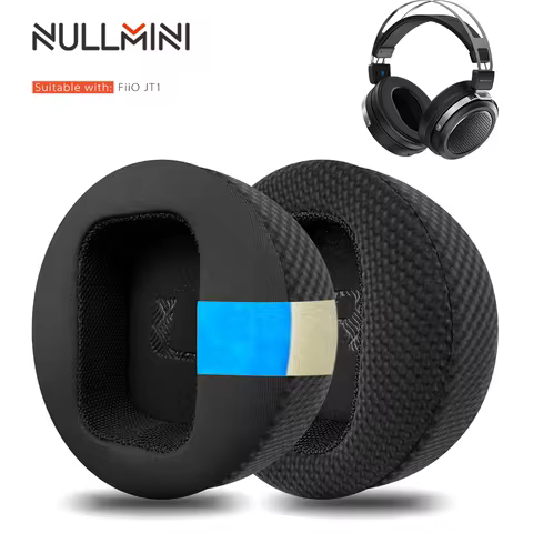 Nullmini Cooling Gel Earpads for FiiO FT1 Pro Headphones Replacement Ear Cushion Sleeve Earmuffs