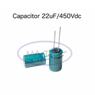 22uF 450V Capacitor 22uF450V 22uF/450V C 450v22uf Size 12.5x20.0mm
