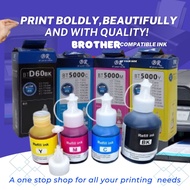 Refill Ink for Brother BT5000 CMY, BT6000K, BTD60BK