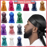 ci Comfortable Head Wrap Durag Hat for Men Women Dreadlocks Braids Everyday Wear