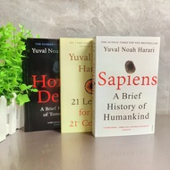 Yuval Noah Harari 3 Books Set Collection: Sapiens 21 Lessons for the 21st Century & Homo Deus