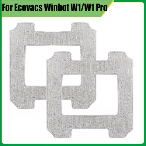 For Ecovacs Winbot W1 / W1 Pro / W2 / W2 Omni Window Cleaning Robots Washable Microfiber Steam Mop P